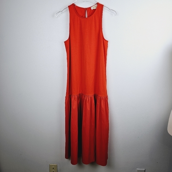 Anthropologie Maeve Sleeveless Flounce Dress - Picture 2 of 10